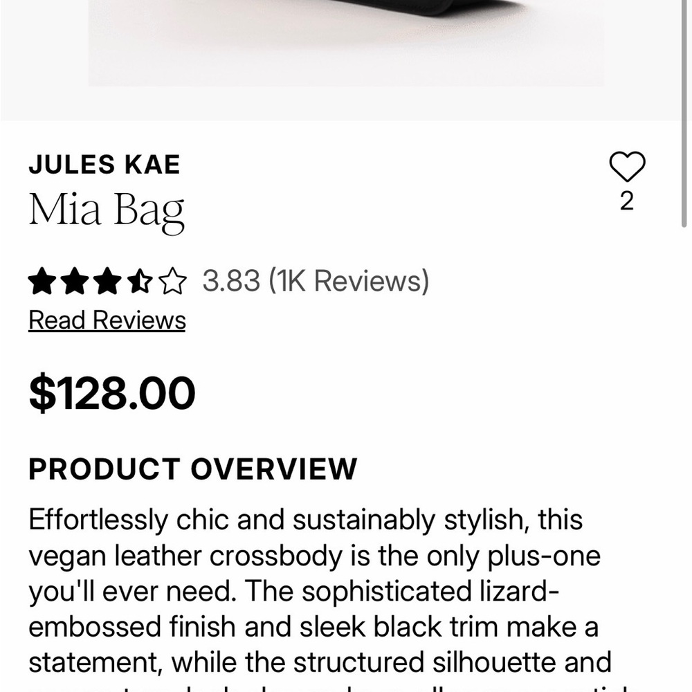 Chic Black and Tan Crossbody Bag - Picture 7 of 7